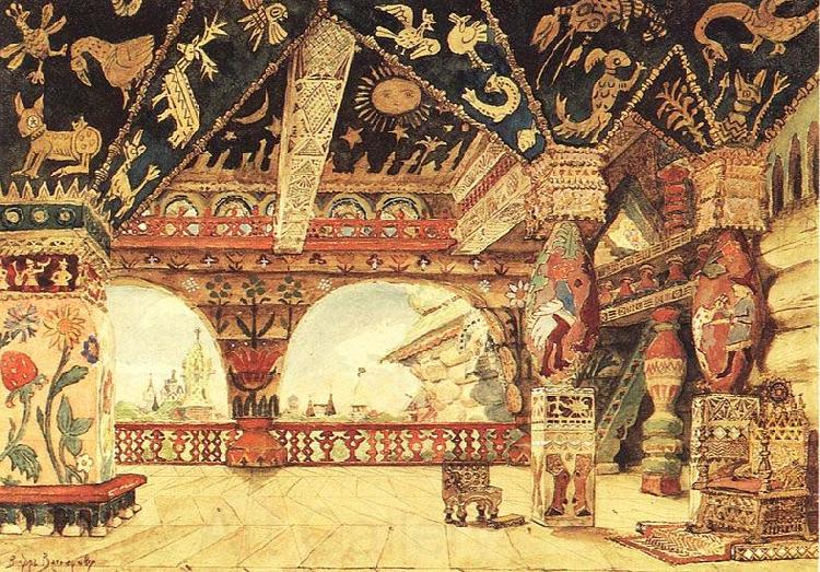 Viktor Vasnetsov Palace of Tsar Berendei France oil painting art